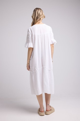 $Robe midi - Écru