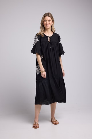 $Robe midi - Noir