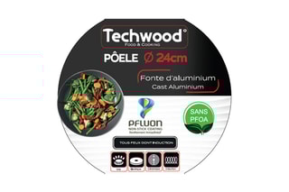 $Poêle en fonte d'aluminium - 24 cm