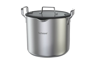 $Faitout en acier inoxydable revêtement marbre - 24 cm