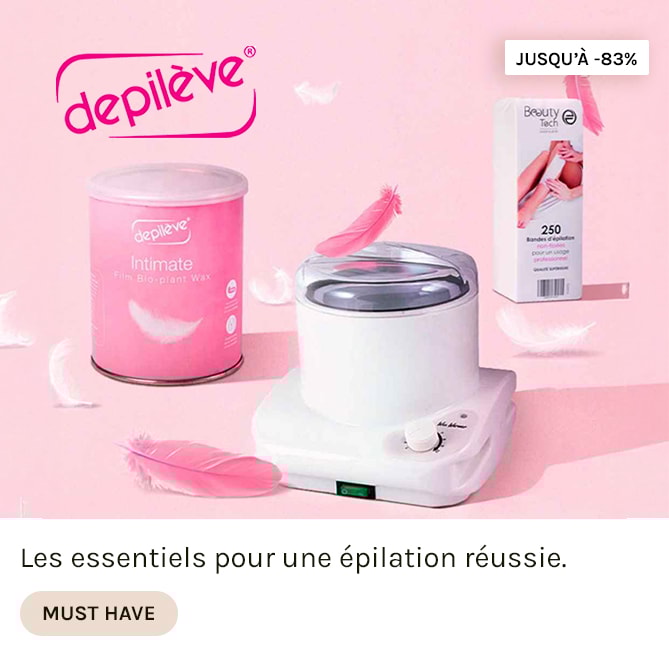 DEPILEVE à prix discount chez BEAUTÉ PRIVÉE