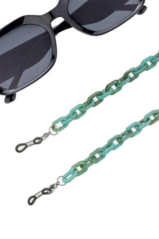 Cordon chaînette à lunettes - Turquoise