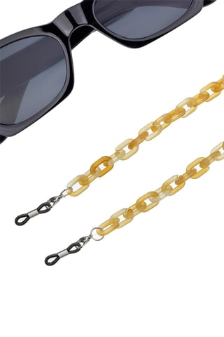 Cordon chaînette à lunettes - Jaune