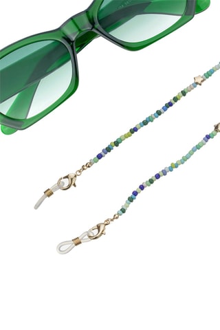 Cordon à lunettes - Vert et ciel