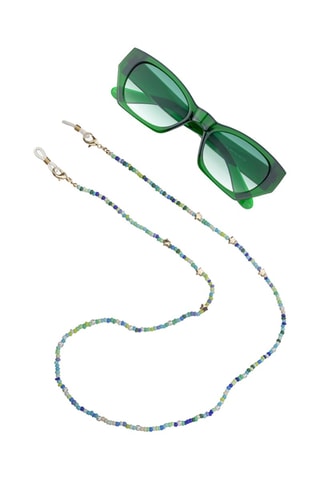 Cordon à lunettes - Vert et ciel