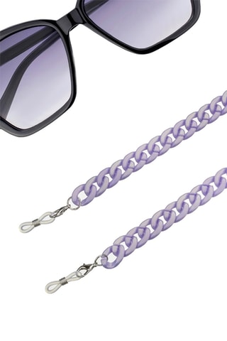 Cordon chaînette à lunettes - Violet