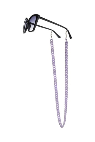 Cordon chaînette à lunettes - Violet