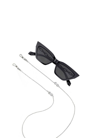 Cordon chaînette à lunettes - Argenté
