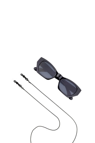 Cordon chaînette à lunettes - Noir