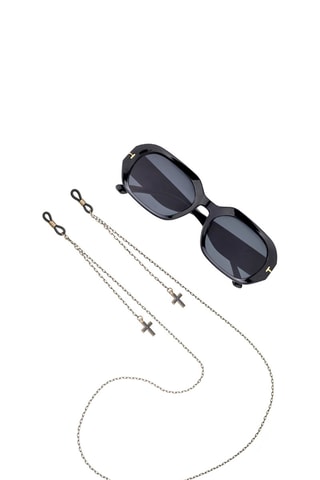 Cordon chaînette à lunettes - Gris