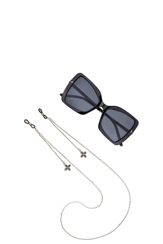 Cordon chaînette à lunettes - Gris