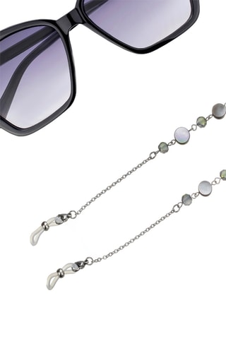 Cordon chaînette à lunettes - Argenté