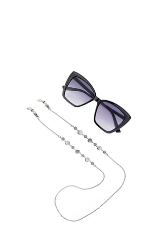 Cordon chaînette à lunettes - Argenté