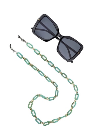 Cordon chaînette à lunettes - Vert