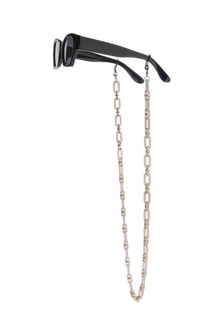 Cordon chaînette à lunettes - Nude