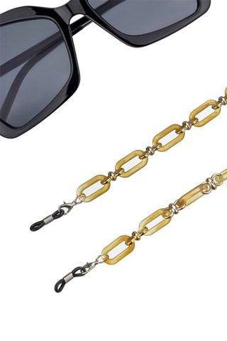 Cordon chaînette à lunettes - Moutarde