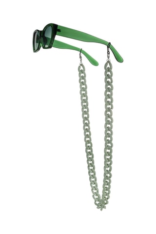Cordon chaînette à lunettes - Vert d’eau