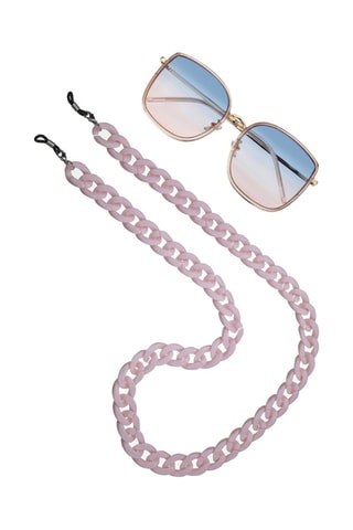 Cordon chaînette à lunettes - Rose