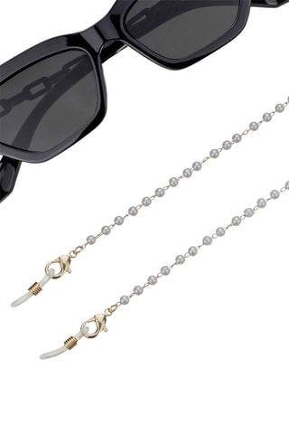 Cordon chaînette à lunettes - Blanc