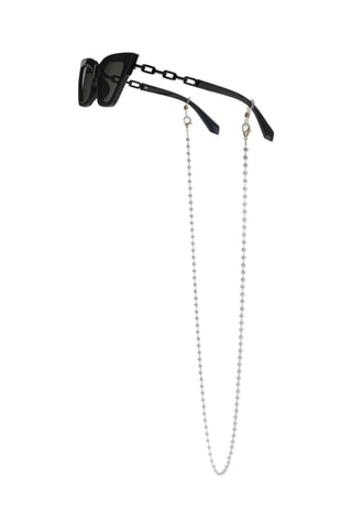 Cordon chaînette à lunettes - Blanc