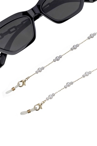 Cordon chaînette à lunettes - Blanc