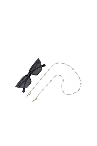 Cordon chaînette à lunettes - Blanc