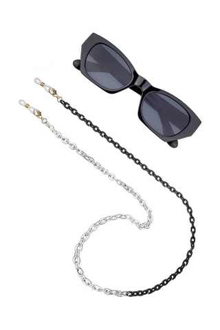Cordon chaînette à lunettes - Noir