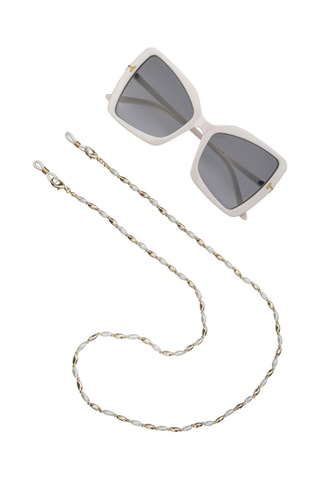 Cordon à lunettes - Blanc