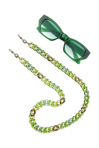 Cordon chaînette à lunettes - Vert