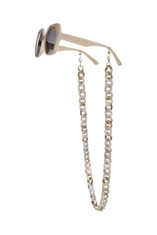 Cordon chaînette à lunettes - Blanc