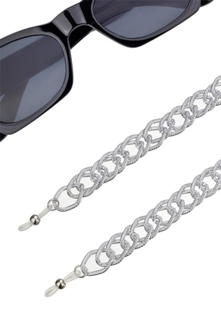 Cordon chaînette à lunettes - Argenté