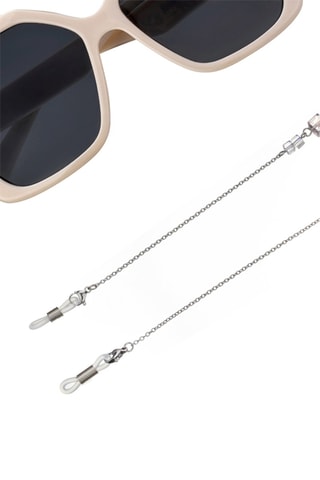 Cordon chaînette à lunettes - Argenté