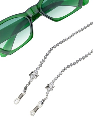 Cordon chaînette à lunettes - Blanc