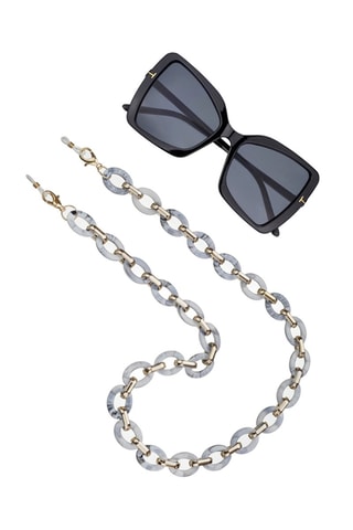 Cordon chaînette à lunettes - Blanc