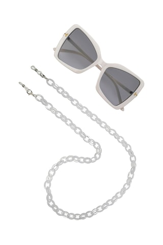 Cordon chaînette à lunettes - Argenté