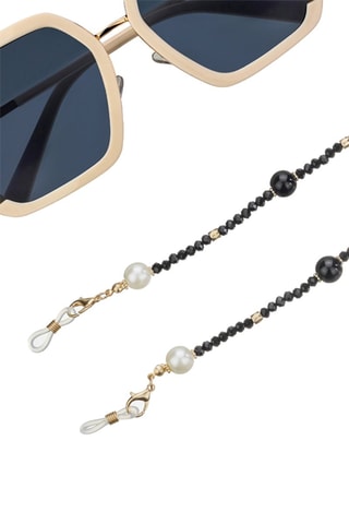 Cordon à lunettes - Noir