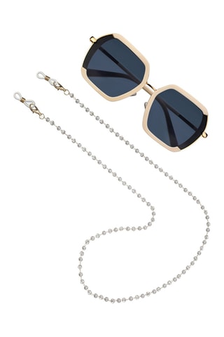 Cordon chaînette à lunettes - Argenté