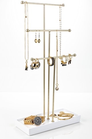 Porte-bijoux Tokyo - Blanc et doré - Walter Bach