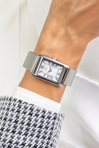 Montre à quartz en acier - Argenté - Frederic Graff