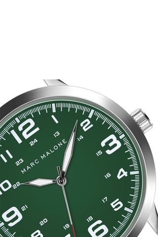 Montre à quartz en acier inoxydable - Argenté - Marc Malone