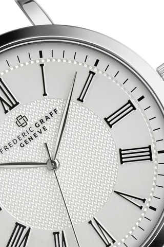 Montre à quartz en acier - Argenté - Frederic Graff