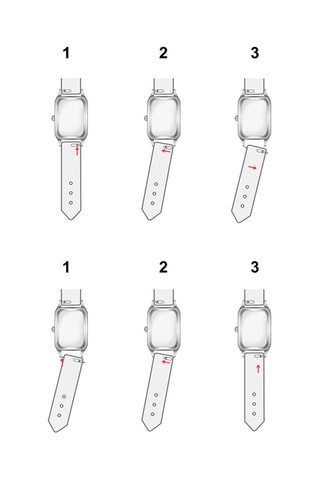 Reloj de cuarzo de acero - Plateado y blanco - Paul McNeal