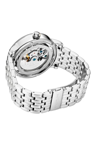 Montre automatique en acier Legacy - Fonction GMT - Argenté