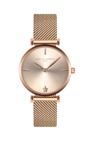 Montre à quartz en acier Gold Shore - Doré rose