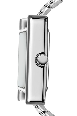 Montre à quartz en acier Polo - Argenté et bleu foncé