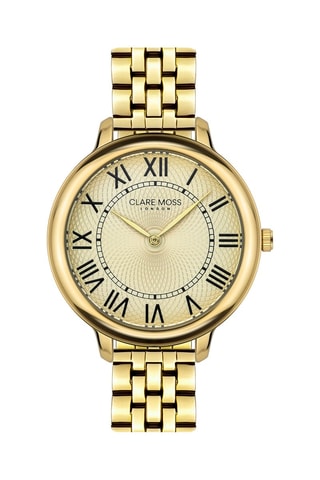 Montre à quartz en acier Chic - Doré