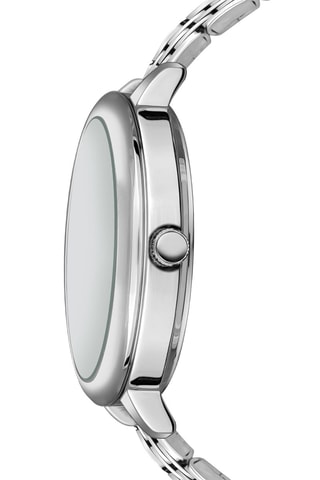 Montre à quartz en acier Rose - Argenté