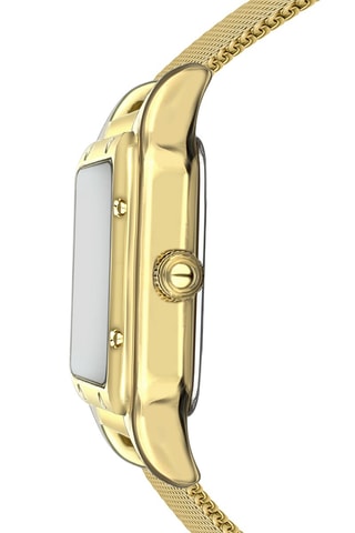 Montre à quartz en acier Lilac - Doré