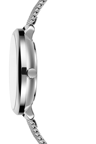 Montre à quartz en acier - Argenté 