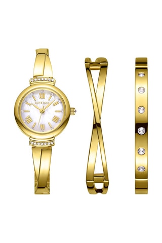 Coffret montre à quartz en alliage et bracelets